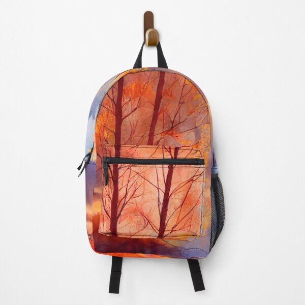 Item preview, Colorful Autumn Landscape Watercolor 4 designed and sold by Art by Lilia.