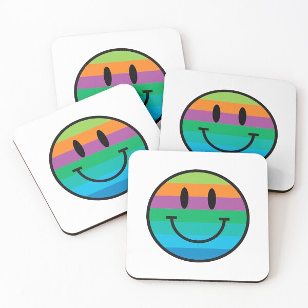 Item preview, Smiley Face - Rainbo  designed and sold by stickerbundle.
