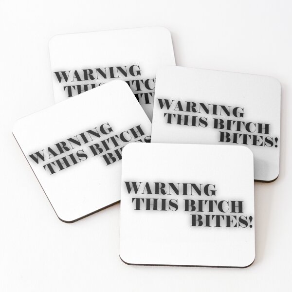 Item preview, WARNING THIS BITCH BITES! designed and sold by sillygaydesigns.