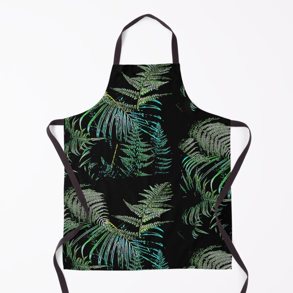 Item preview, Pattern of sharp green fern leaves designed and sold by FlowerandDesing.