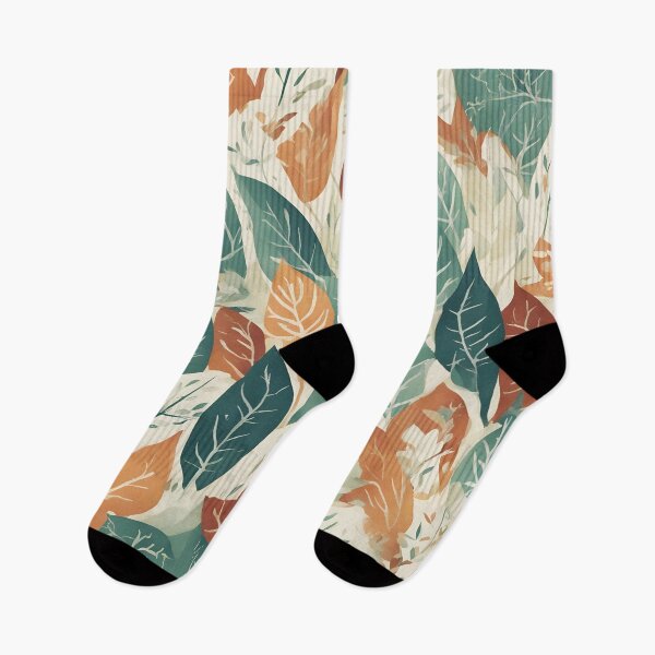 Item preview, Colorful Stamp Style Leaves Design designed and sold by RandomJunction.