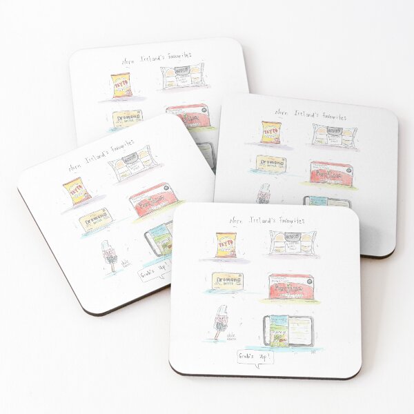 Item preview, Northern Ireland food brands illustration art designed and sold by DebTheZeb.