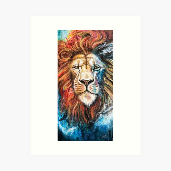 Lion: spiritual guide Art Print
