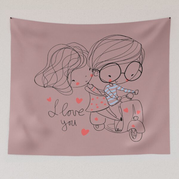 Item preview, love cartoon designed and sold by patternshoprad.