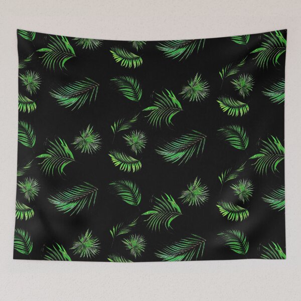 Item preview, Fine fern leaves on a dark background designed and sold by FlowerandDesing.