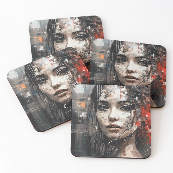 Item preview, Portrait of Quinn designed and sold by tensorbrush.