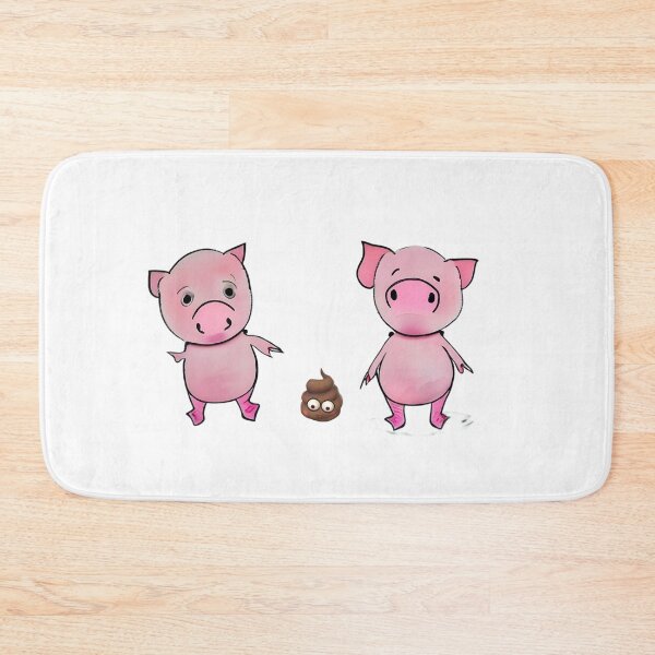 Item preview, Cute piglets and stinky mess designed and sold by coolkatia.