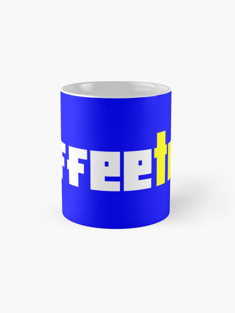 Thumbnail 4 of 6, Coffee Mug, Coffeetext Mug designed and sold by TeletextArt.