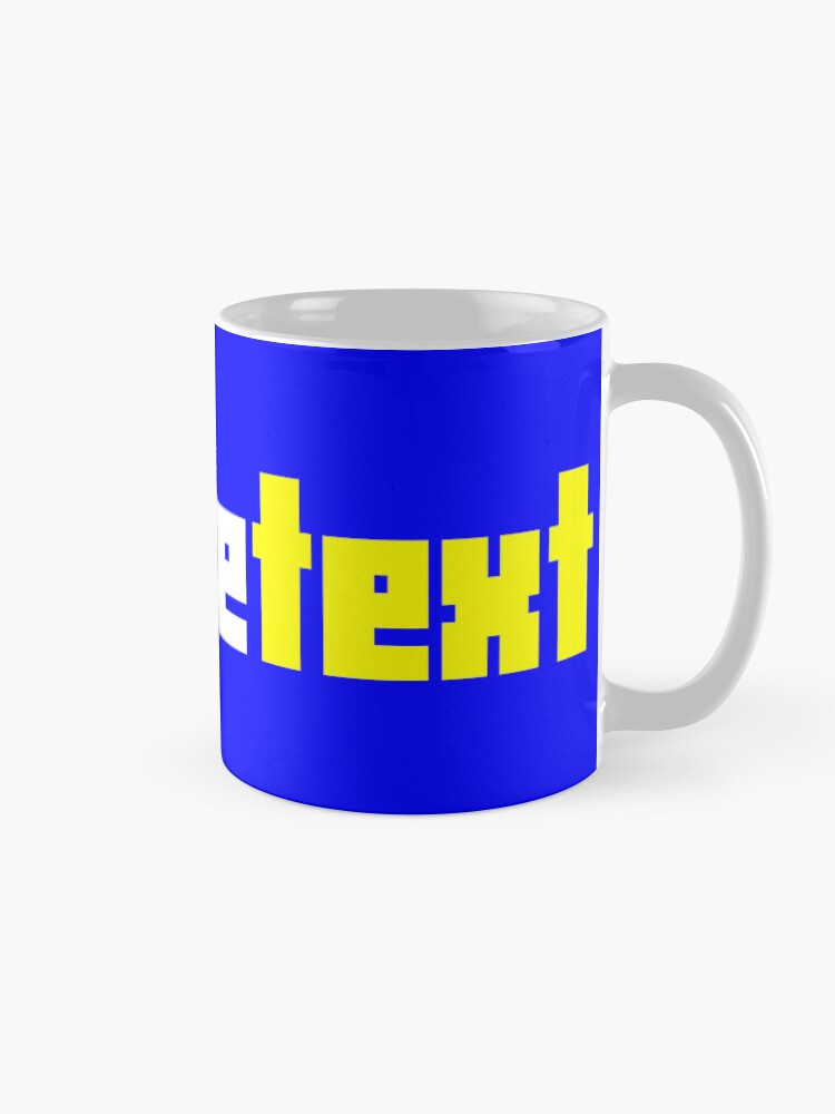 Thumbnail 5 of 6, Coffee Mug, Coffeetext Mug designed and sold by TeletextArt.