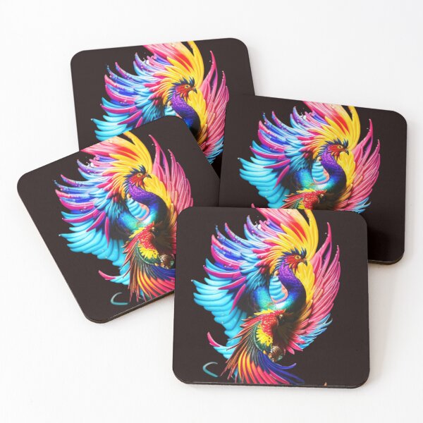 Item preview, Mythical bird with the colors of the rainbow  designed and sold by aipaint.
