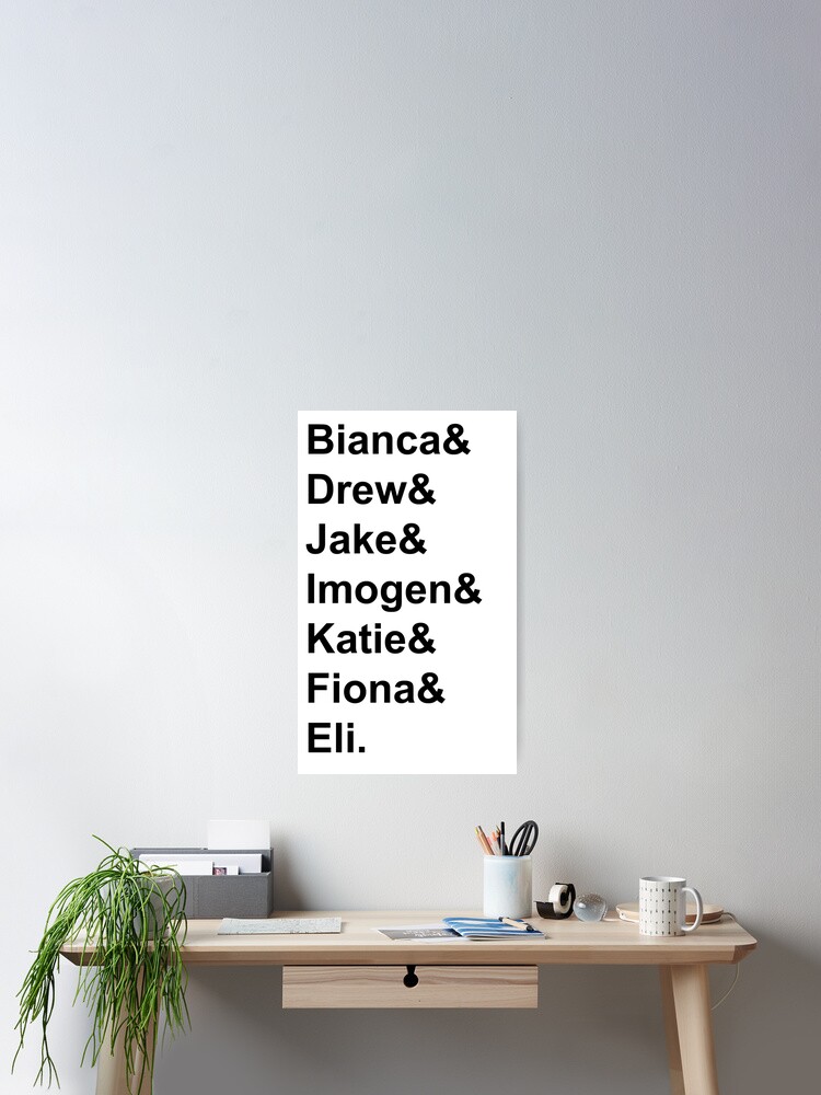 Eli S Class Degrassi Poster By Hannahmoskowitz Redbubble