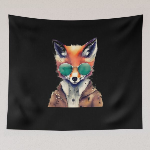 Item preview, Fox Portrait Drawing designed and sold by PetSafari.