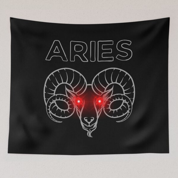 Item preview, Evil Red Eyed Ram Aries designed and sold by MysticZodiac.