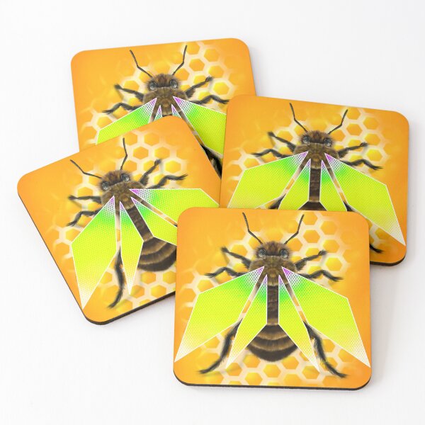 Aperçu de l'œuvre Abeille poppin créée et vendue par Icydragon’s artworks.