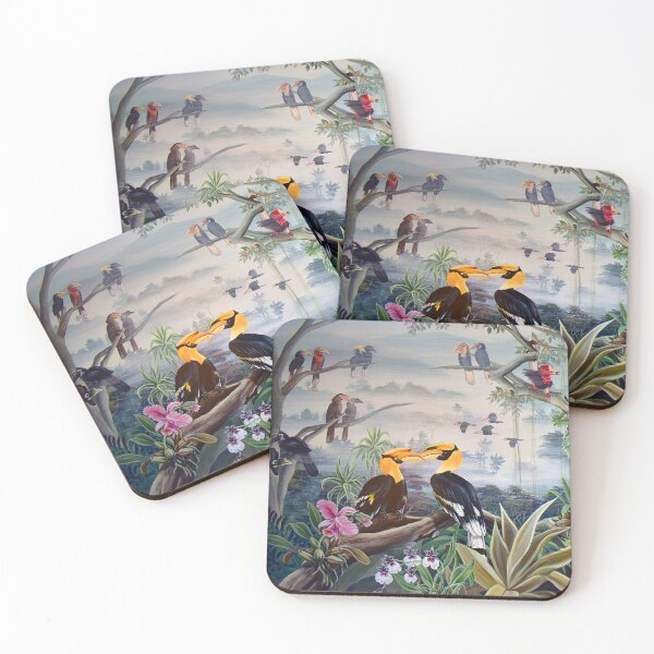Item preview, Great Hornbill in Thailand Forest designed and sold by MiyahDesign.