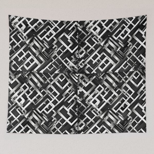 Item preview, Black and White Abstract Pattern designed and sold by Xbox4life.