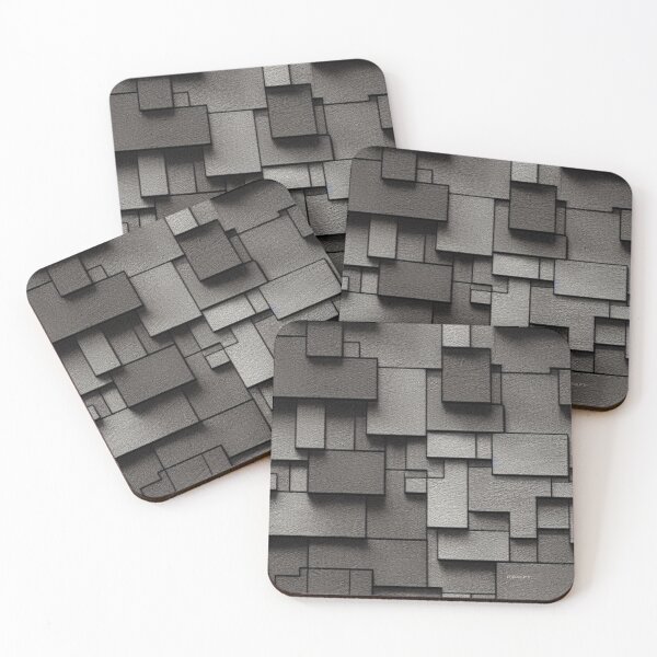 Item preview, Abstract 3D Block Art - Geometric Sculpture designed and sold by JustArtDesign9.
