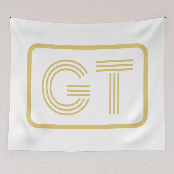 Item preview, GT Initials Gold Geometric Letters designed and sold by Jeallan Designs.