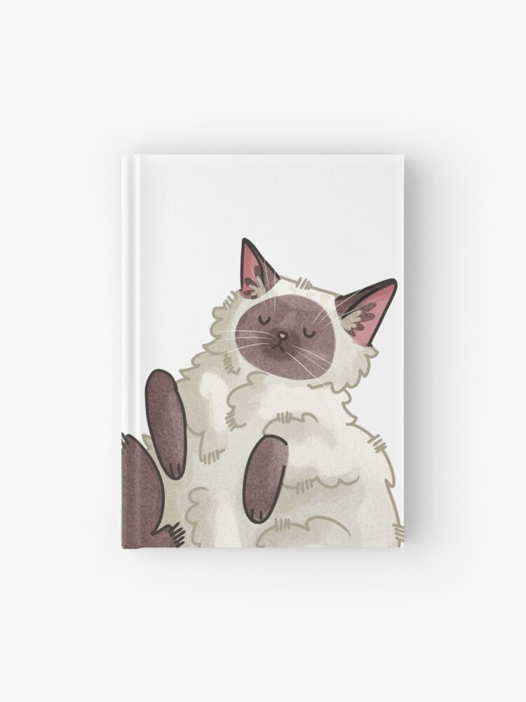 Thumbnail 1 of 3, Hardcover Journal, Ragdoll Cat designed and sold by FelineEmporium.