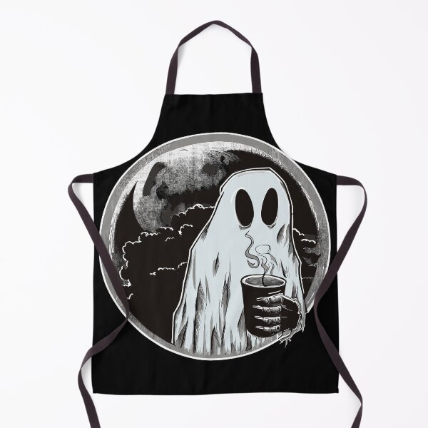 Item preview, Spooky Moon Ghost drink Coffee designed and sold by TomFrontierArt.