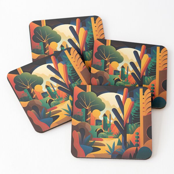 Artikelvorschau, African Jungle Bauhaus Design entworfen und verkauft von ArtificialGenes.