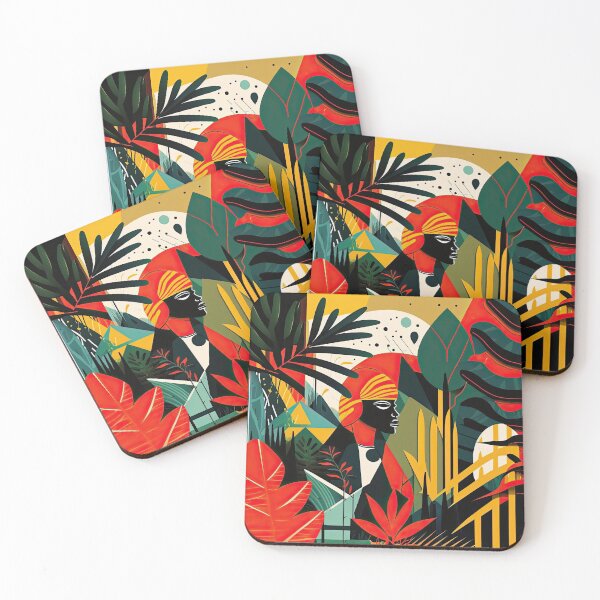 Artikelvorschau, African Jungle Bauhaus Design entworfen und verkauft von ArtificialGenes.