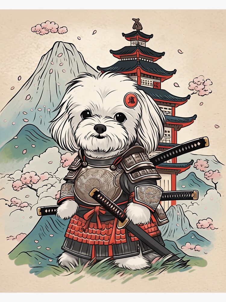 Source Beagle Dog in Japanese Samurai Armor - Sweatshirt, Unisex
