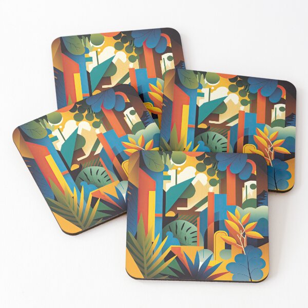 Item preview, African Jungle Bauhaus Design designed and sold by ArtificialGenes.