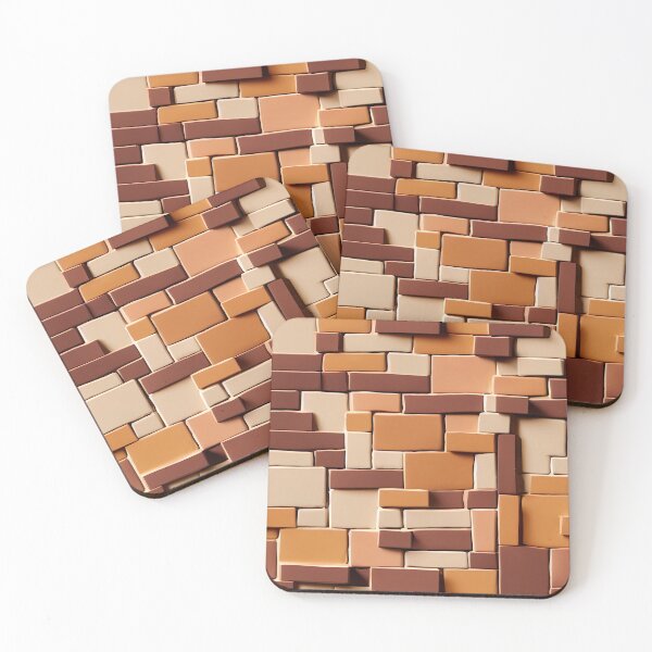 Item preview, Unique Brick Stone Design Art  designed and sold by JustArtDesign9.