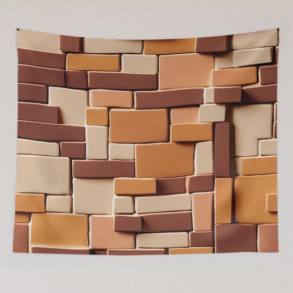 Item preview, Unique Brick Stone Design Art  designed and sold by JustArtDesign9.