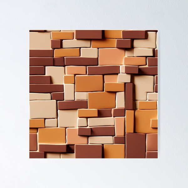 Item preview, Unique Brick Stone Design Art  designed and sold by JustArtDesign9.