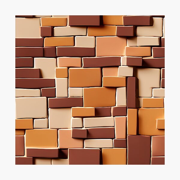 Item preview, Unique Brick Stone Design Art  designed and sold by JustArtDesign9.