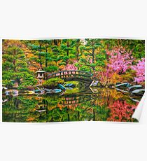 Wood foot Bridge Poster
