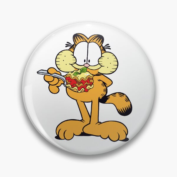 Item preview, Garfield eating Lasaga designed and sold by Grumps97.