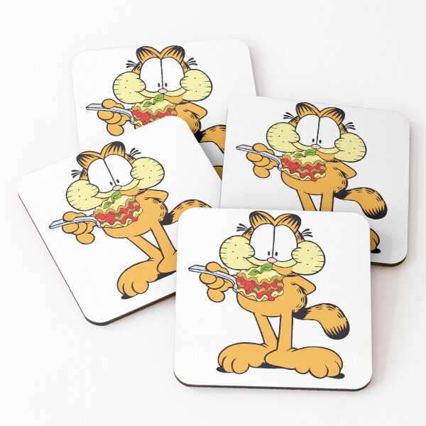 Item preview, Garfield eating Lasaga designed and sold by Grumps97.