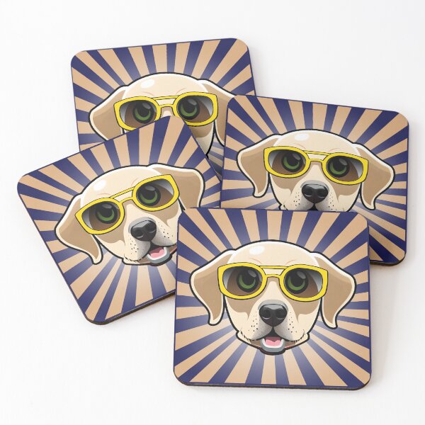 Item preview, Golden Retriever Puppy Wearing Sunglasses designed and sold by 4U2NV-LDN.
