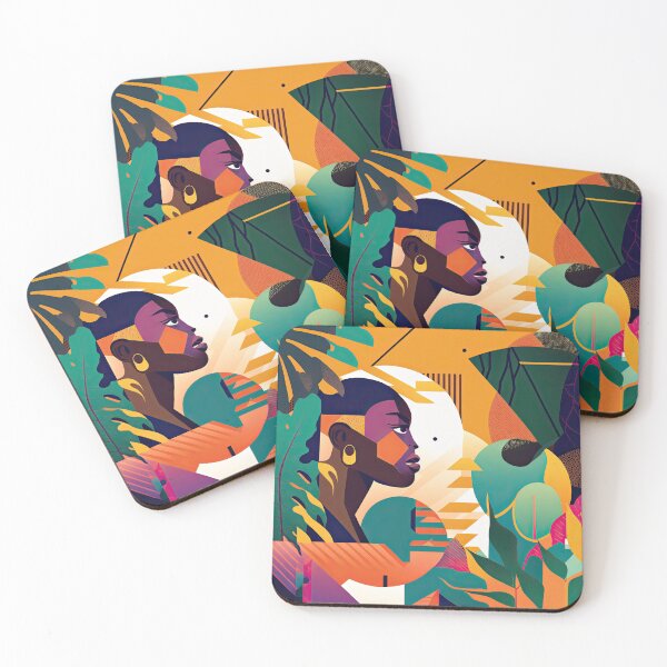 Item preview, African Jungle Bauhaus Design designed and sold by ArtificialGenes.
