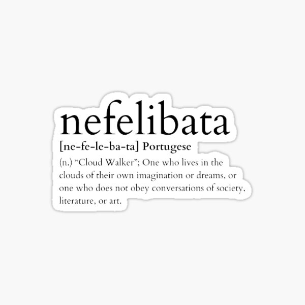 Nefelibata Meaning - Printable Print