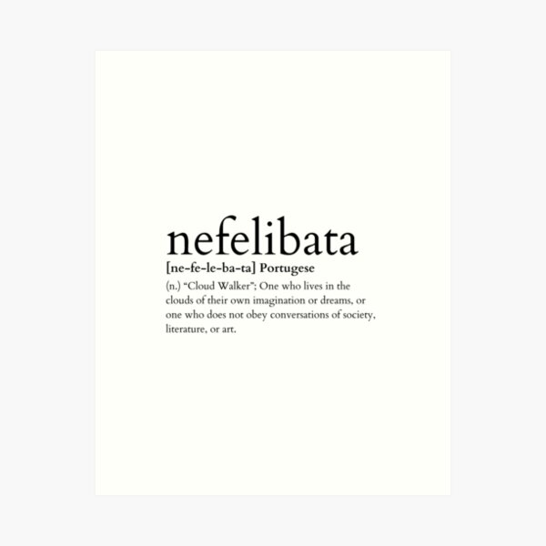 Word Nerd: Nefelibata