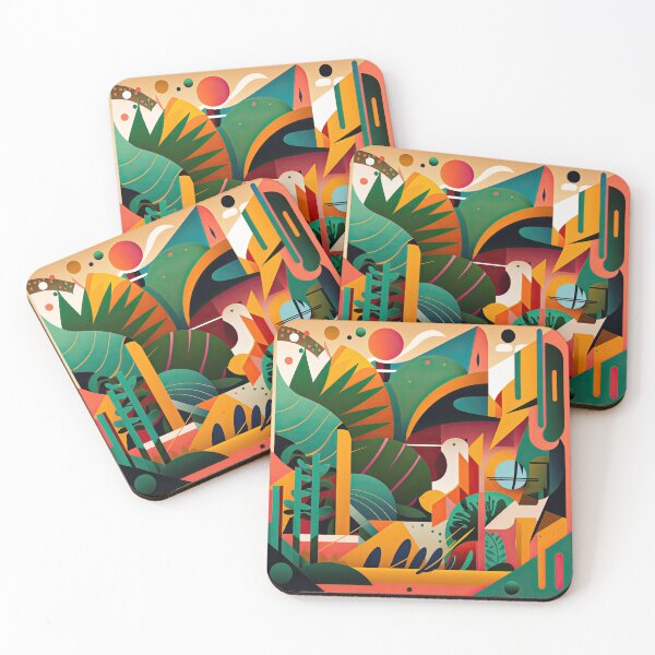 Artikelvorschau, African Jungle Bauhaus Design entworfen und verkauft von ArtificialGenes.