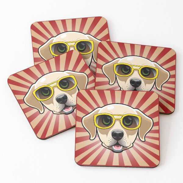 Item preview, Yellow Sunglasses Golden Retriever Dog designed and sold by 4U2NV-LDN.