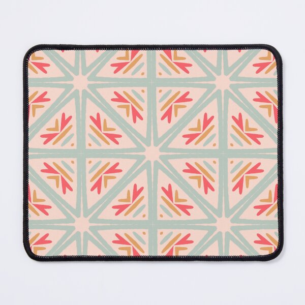Item preview, Soft geometric retro pastel pattern designed and sold by Lia Zarpin.