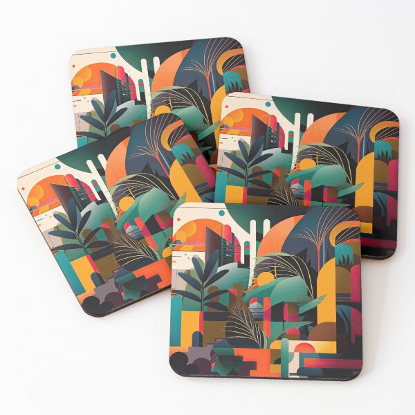 Artikelvorschau, African Jungle Bauhaus Design entworfen und verkauft von ArtificialGenes.