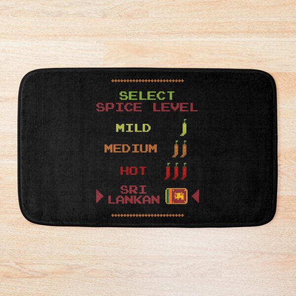 Item preview, Spice Level Mild Medium Hot Sri Lankan Retro Video Game designed and sold by Legit Hooligan.