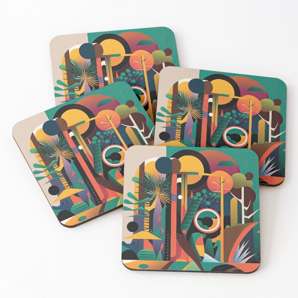 Item preview, African Jungle Bauhaus Design designed and sold by ArtificialGenes.