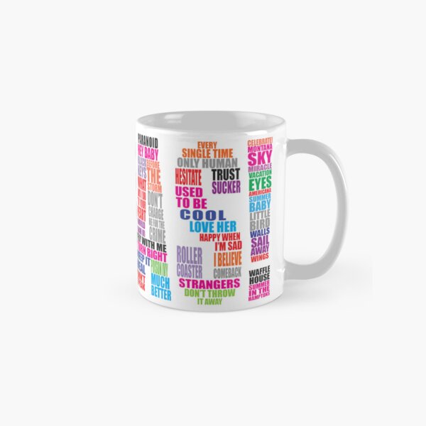 Vista previa del artículo con la obra «Arte del texto de los álbumes de los Jonas Brothers», diseñado y vendido por TeamSuperSquad.