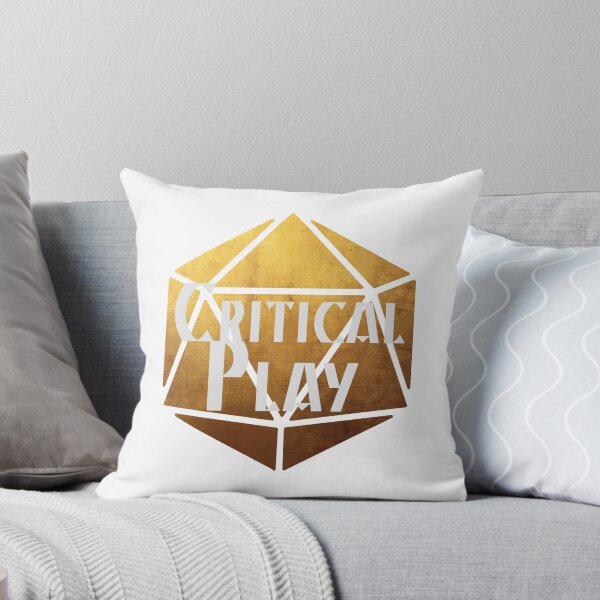 Item preview, Gold Critical Play logo designed and sold by Criticalplayjdr.