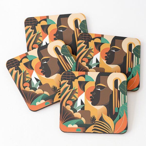 Artikelvorschau, African Jungle Bauhaus Design entworfen und verkauft von ArtificialGenes.