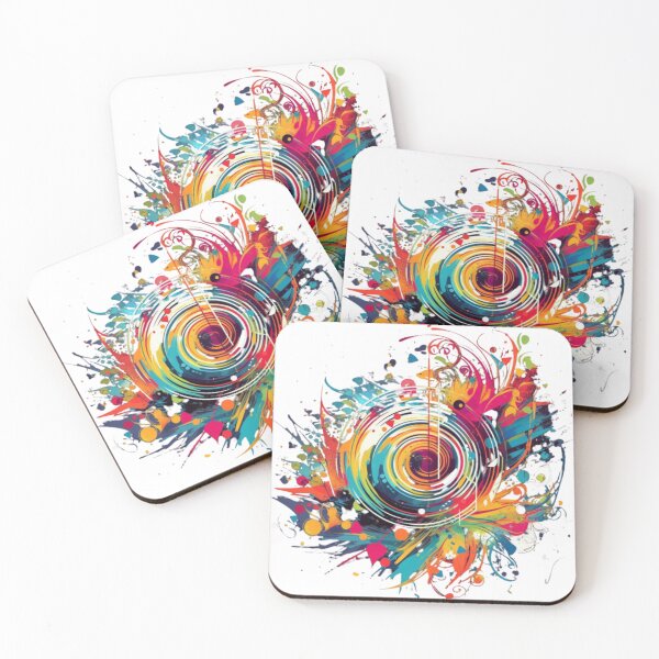 Item preview, Colorful Symphonies, Modern Artwork, Gift, Tee designed and sold by Terry-Salsa.