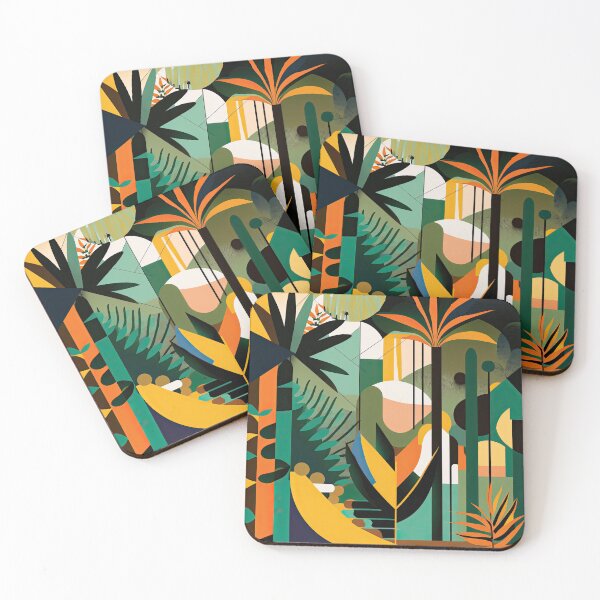 Item preview, African Jungle Bauhaus Design designed and sold by ArtificialGenes.